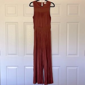 ANTHRO DRA Rust Jumpsuit